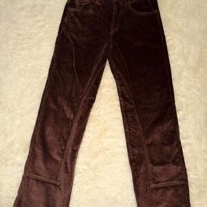 We The Free Risk Taker Cord Straight Leg in Chocolate Truffle  NEW Size 28